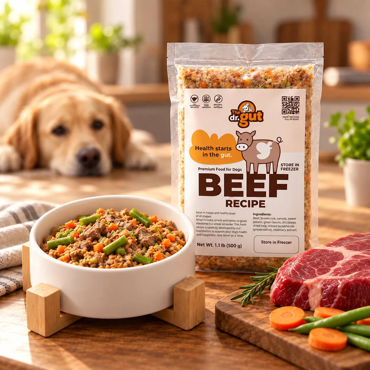 Receta de res con perro